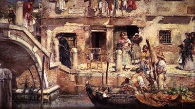 Su un canale veneziano da Juan Pablo Salinas Tervel