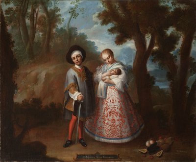 IX. Da spagnolo e albina, torna indietro (IX. De español y albina, torna atrás), c.1760 da Juan Patricio Morlete Ruiz
