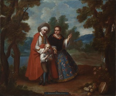 VII. Da spagnolo e morisca, albino, c.1760 da Juan Patricio Morlete Ruiz