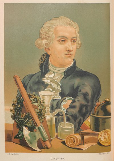 Ritratto di Antoine-Laurent Lavoisier da Juan Planella y Rodríguez