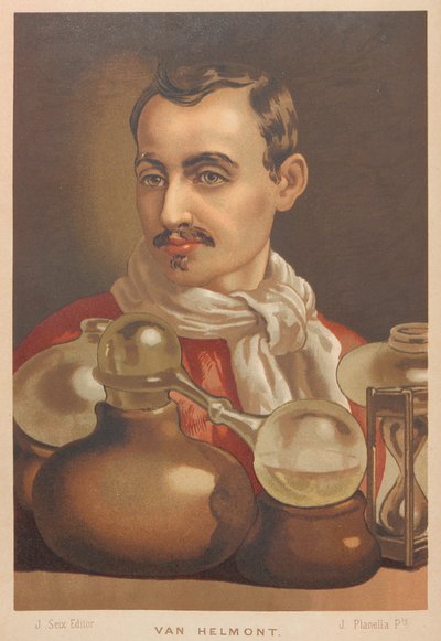 Ritratto di Johan Baptista van Helmont, 1879 da Juan Planella y Rodríguez