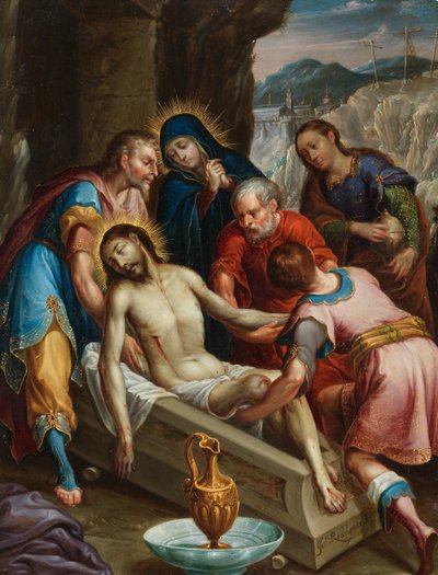 La sepoltura di Cristo, ca. 1702 da Juan Rodríguez Juárez