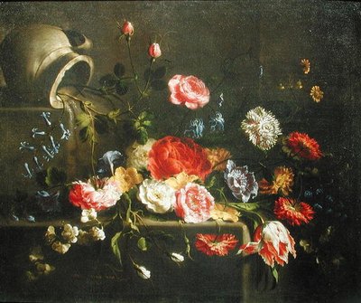 Fiori caduti da una brocca, 1665 da Juan de Arellano