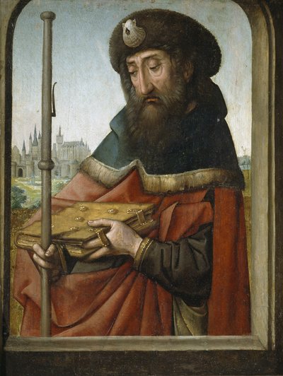 San Giacomo il Maggiore come pellegrino da Juan de Flandes