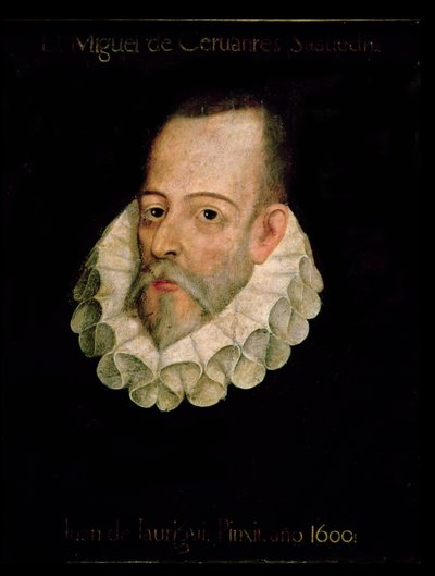 Ritratto di Miguel de Cervantes y Saavedra (1547-1615) 1600 da Juan de Jauregui y Aguilar