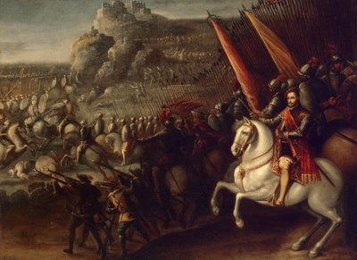 Scena di battaglia da Juan de la Corte
