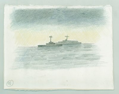 Bombardamento navale tedesco di Scarborough, North Yorkshire da Judith Dobie