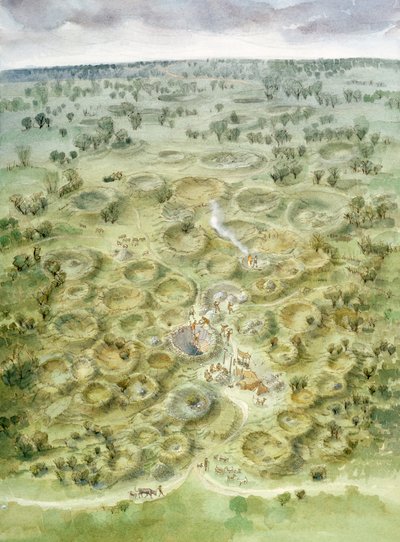 Grimes Graves, c. 2000 a.C., c. 1990-2010 da Judith Dobie