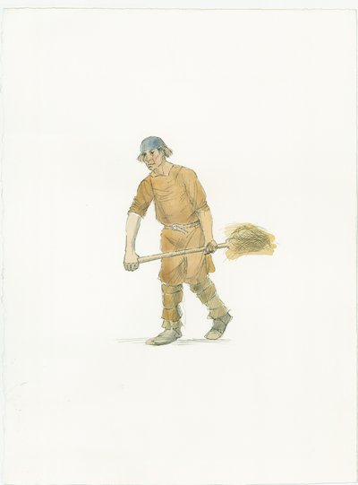 Contadino sassone, c1066 2015 da Judith Dobie