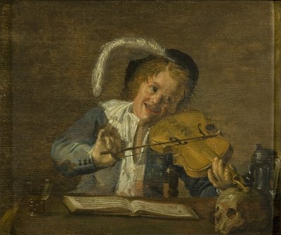 Un giovane musicista da Judith Leyster