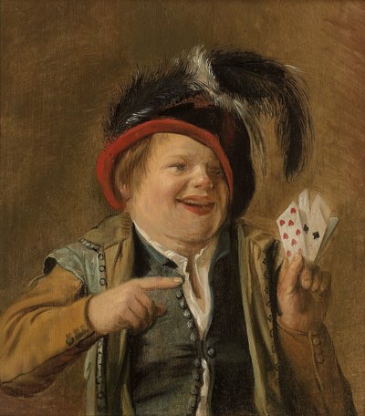 Un giocatore di carte da Judith Leyster