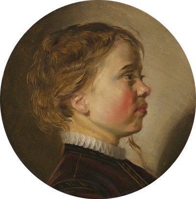 Giovane ragazzo di profilo da Judith Leyster