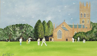 Cricket su Churchill Green da Judy Joel