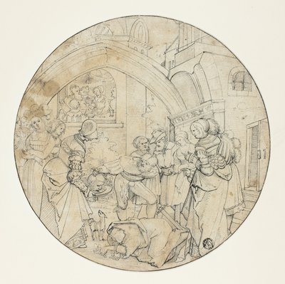 Decapitazione di San Giovanni Battista da Jörg Breu the Elder