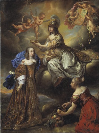 Allegoria della regina Hedvig Eleonora come Minerva da Jürgen Ovens