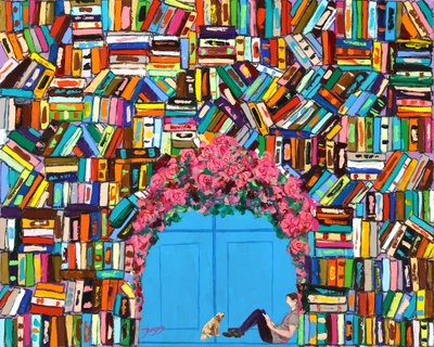 Una fuga tra libri e fiori da Jukyong Park