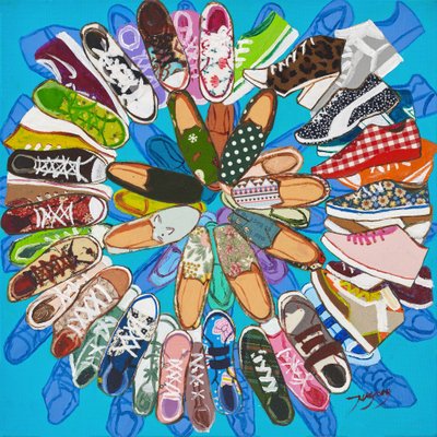 Collezione di scarpe colorate da Jukyong Park