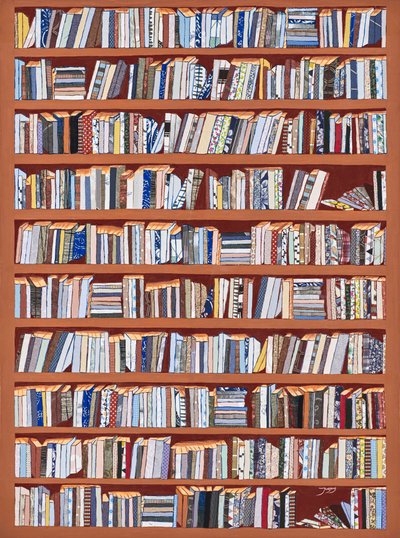 Dorsi di libri eclettici da Jukyong Park