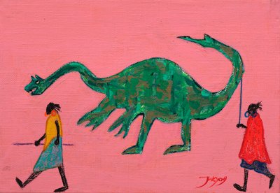 Passeggiata tra i dinosauri primitivi da Jukyong Park