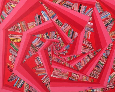 Libri rossi a spirale da Jukyong Park