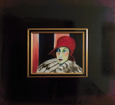 Belle Epoque VII -Dama con cappello rosso II- da JuleSimo