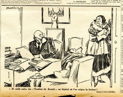 Candido, Satirico in N & B da Jules Abel Faivre