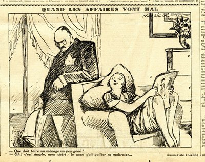 Candido, Satirico in N & B da Jules Abel Faivre