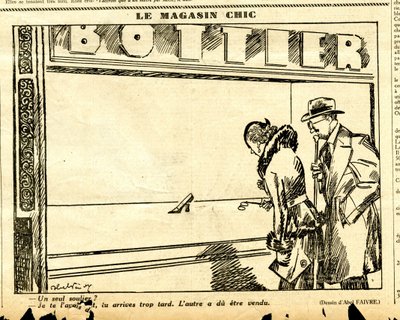 Candide, satirico in N & B da Jules Abel Faivre