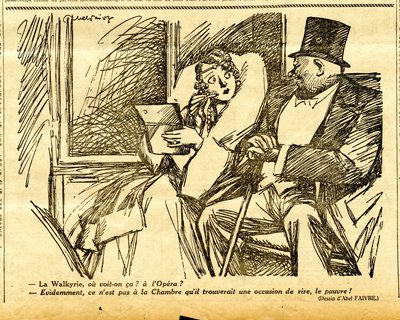 Candide, Satirico in B & N da Jules Abel Faivre