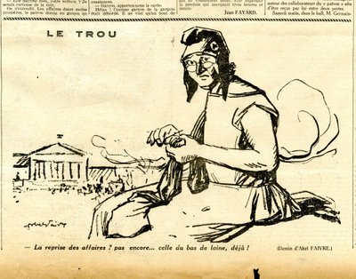 Candide, satirico in N & B da Jules Abel Faivre