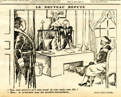 Candide, Satirico in N & B da Jules Abel Faivre