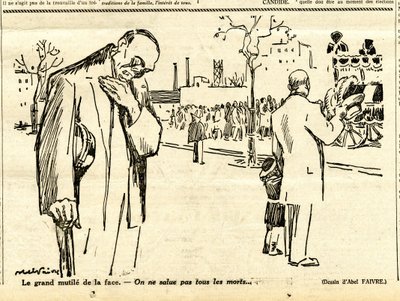 Candide, satirico in N & B da Jules Abel Faivre