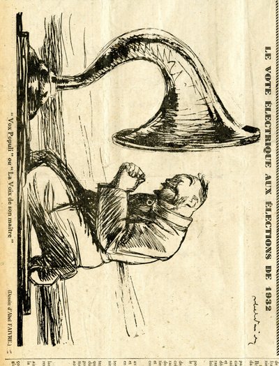 Candido, Satirico in N & B da Jules Abel Faivre