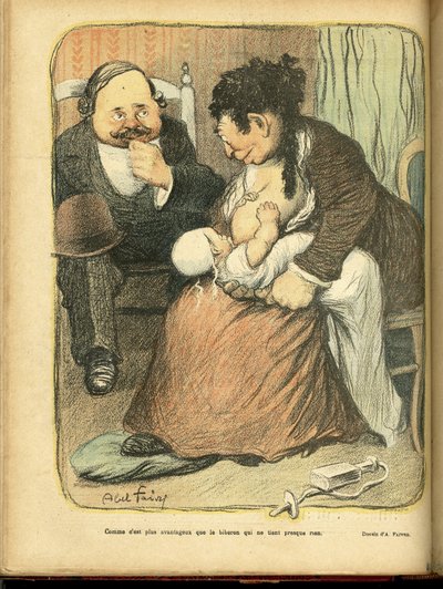 Illustrazione di Abel Faivre (1867-1945) in Le Rire da Jules Abel Faivre