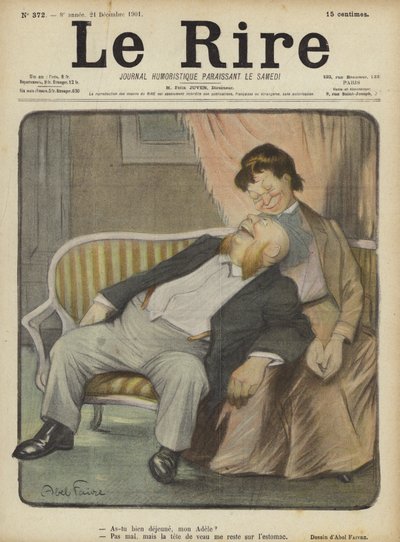 Illustrazione per Le Rire da Jules Abel Faivre