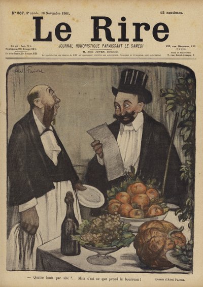 Illustrazione per Le Rire da Jules Abel Faivre