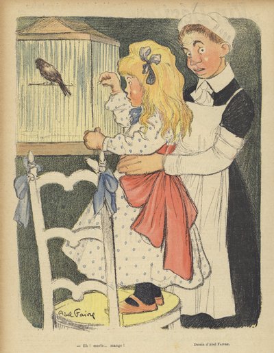 Illustrazione per Le Rire da Jules Abel Faivre