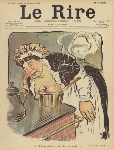 Illustrazione per Le Rire da Jules Abel Faivre