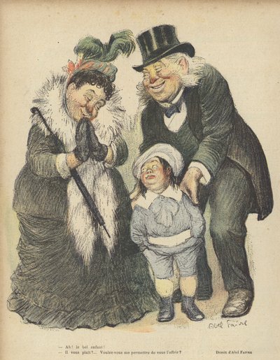 Illustrazione per Le Rire da Jules Abel Faivre