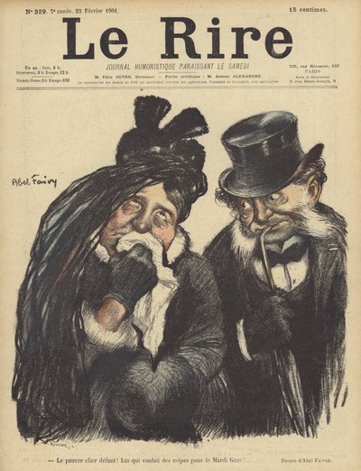 Illustrazione per Le Rire da Jules Abel Faivre
