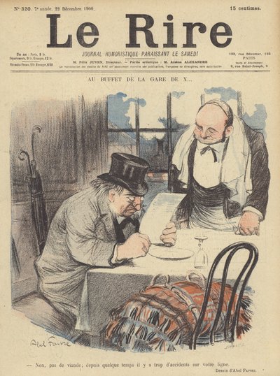 Illustrazione per Le Rire da Jules Abel Faivre