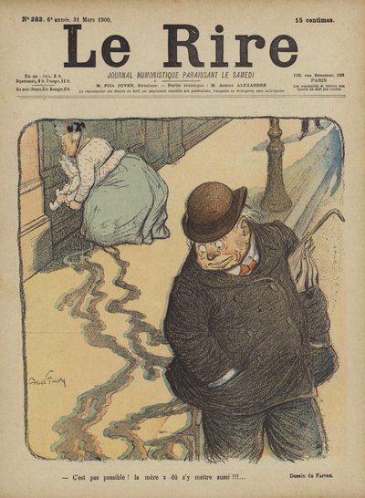 Illustrazione per Le Rire da Jules Abel Faivre