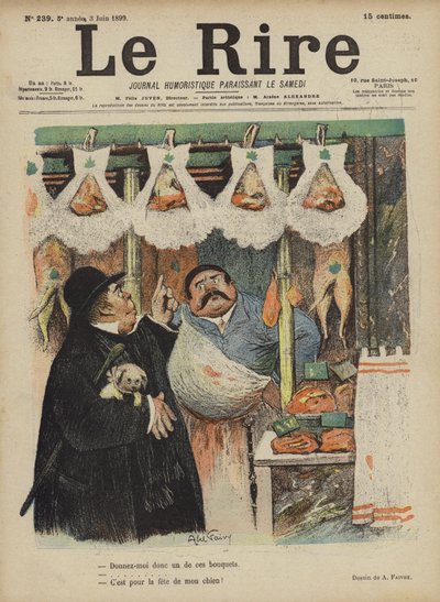 Illustrazione per Le Rire da Jules Abel Faivre