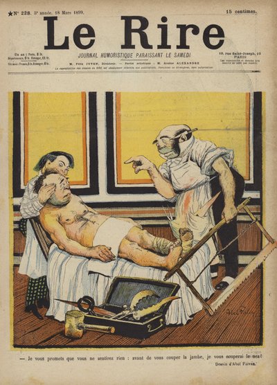 Illustrazione per Le Rire da Jules Abel Faivre