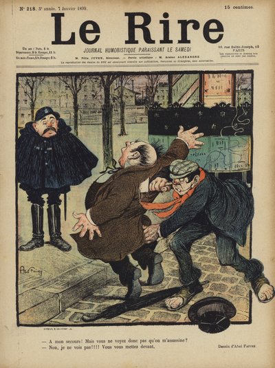 Illustrazione per Le Rire da Jules Abel Faivre