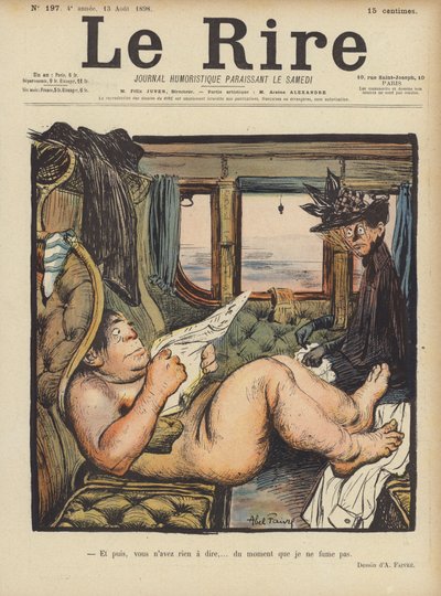 Illustrazione per Le Rire da Jules Abel Faivre