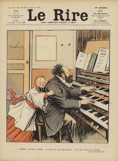 Illustrazione per Le Rire da Jules Abel Faivre