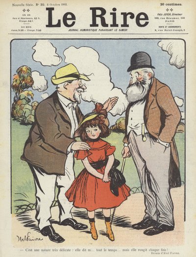 Illustrazione per Le Rire da Jules Abel Faivre