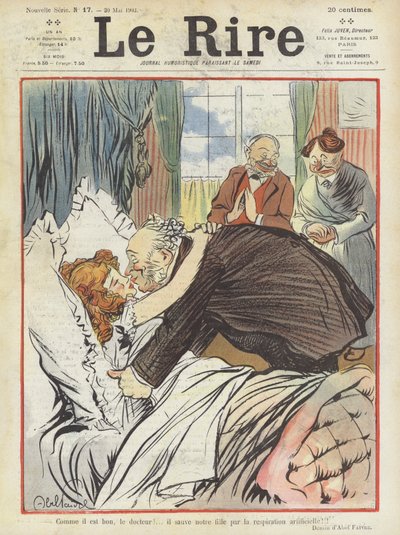 Illustrazione per Le Rire da Jules Abel Faivre