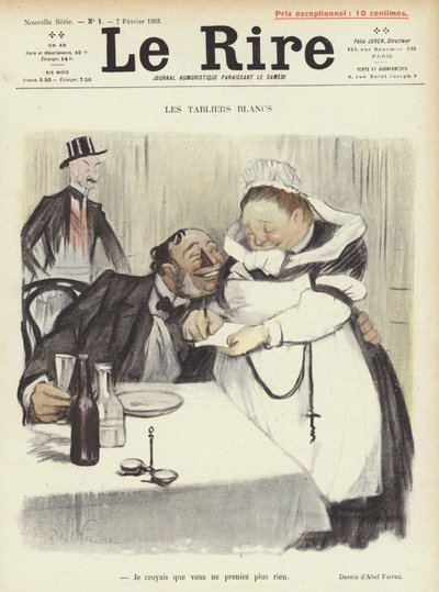 Illustrazione per Le Rire da Jules Abel Faivre
